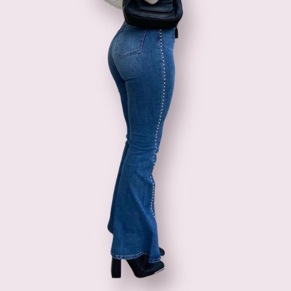 Fashion Nova Y2k ‘Southern Belle’ High Rise Studded F… Gem